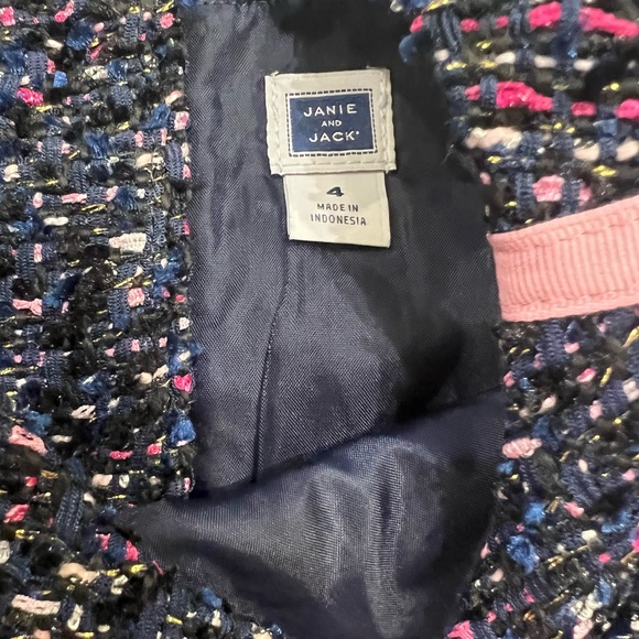 JANIE AND JACK MULTICOLOR TWEED DRESS - Picture 7 of 7